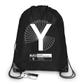 Mono Y Black Drawstring Bag 